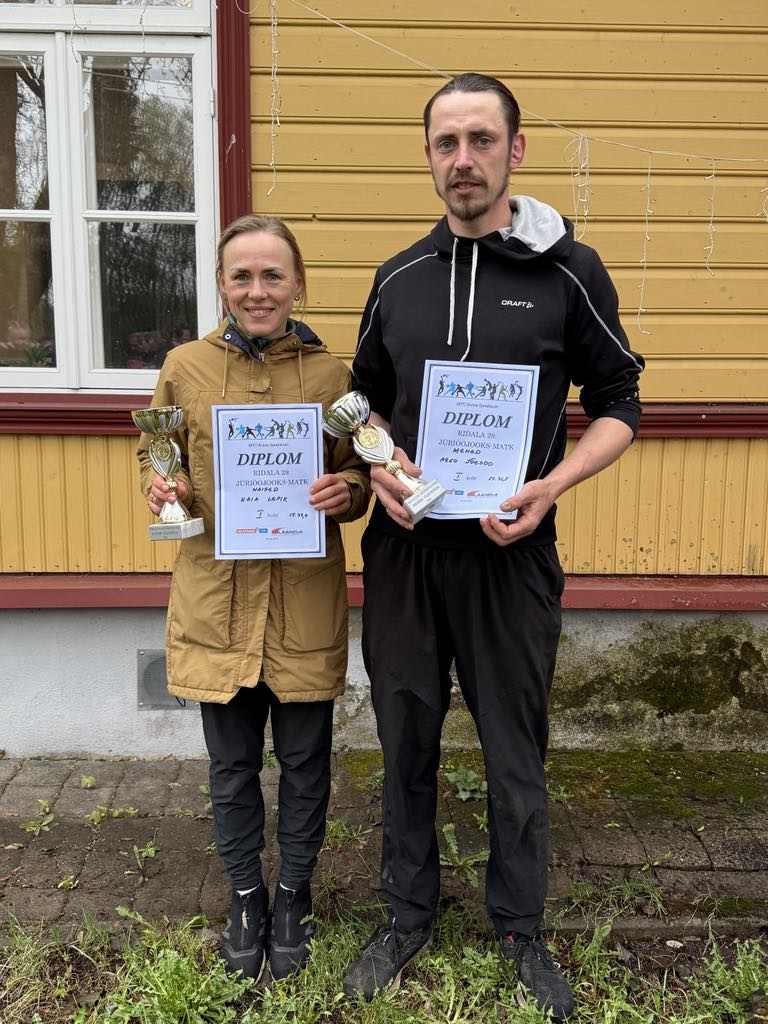 Ridala Jüriöö jooksu võitsid Argo Jõesoo ja Kaia Lepik